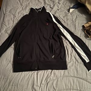Large Cotton Interlock Track Jacket By Polo Ralph Lauren